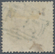 Hongkong: 1863/71, QV Wmk. Crown CC 96c Olive-bistre, Used With Blue "B62" Killer, With Left Wing Ma - Other & Unclassified