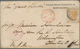 Hongkong: 1865, QV 8 C. Orange Canc. "B62" On Small Size Cover W. Red "HONG KONG / PAID ALL MY 13 74 - Other & Unclassified