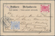 Hongkong: 1900, QV 4 C. Deep Rose, 10 C. Ultra Tied "VICTORIA HONG KONG AU .. 02" To Ppc (NGL German - Other & Unclassified