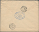 Hongkong: 1900/03, QV 5 C. Lemon With KEVII 1 C., 4 C. Tied "VICTORIA HONG KONG 20 OC 03" To Cover V - Other & Unclassified