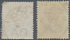 Hongkong - Treaty Ports: Bangkok Agency: 1882, Two Bangkok Date Stamps, Including QV Wmk. Crown CA 2 - Sonstige & Ohne Zuordnung