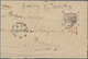 Hongkong - Treaty Ports: FOOCHOW: 1865, 2 C. Light Brown Wmk. Crown CC Tied "B62" To Wrapper To Bomb - Other & Unclassified