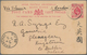 Hongkong - Treaty Ports: Foochow: 1902/07, KEVII. Stationery Card 4 C. Red Canc. "FOOCHOW B FE 3 11" - Sonstige & Ohne Zuordnung