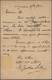 Hongkong - Ganzsachen: 1897, Double Card QV 1+1 C. Green. Question Part Used "HONG KONG SP 7 97" To - Ganzsachen