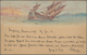 Hongkong - Ganzsachen: 1901, Card 4 C./3 C. W. "REPLY" Deleted, Canc. "HONG KONG C JA 28 01" To Land - Postal Stationery