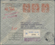 Delcampe - Hongkong - Besonderheiten: 1940/41, Universal Midget-meter Mark Covers, All Registered Covers From A - Other & Unclassified