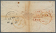 Indien: 1855 Lithographed 1a. Dull Red, Die II, Used On Small Cover From Jaulnah To Rahinderry Near - 1852 Provinz Von Sind