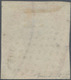 Indien: 1854-55 Litho 4a. Blue & Red, 4th Printing, Sheet Pos. 13, Used And Cancelled By Diamond Of - 1852 Sind Province