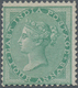 Indien: 1865 QV 4a. Green, Wmk Elephant, Unused Without Gum, Fresh And Fine. (SG £1500 For Mint) - 1852 Provinz Von Sind