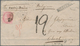 Indien: 1874 Destination BELGIUM: Insuffiently Franked Cover From Burrakur (Burdwan) To Gent, Belgiu - 1852 Sind Province