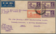 Delcampe - Indien: 1937, Definitives KGVI, Lot Of Six F.d.c.: Nos. 249/50 Horiz. Pair "CALCUTTA 23 AUG 37" And - 1852 Sind Province