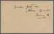 Indien - Used Abroad - Aden: ADEN 1895, Postal Stationery Card ¼a. Brown, Upgraded By Bottom Margina - Other & Unclassified