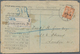 Indien - Feldpost: 1917 Registered Cover From Indian Base Office B In Dar-es-Salam, Tanganyika To Lo - Military Service Stamp