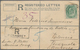 Indien - Ganzsachen: 1907 Destination VENEZUELA: Postal Stationery Registered Envelope KEVII. 2a. Us - Ohne Zuordnung