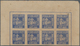 Indien - Feudalstaaten - Jaipur: 1904 ½a. Blue, Type 1a, Top Part Sheet Of Eight With Resp. Sheet Ma - Sonstige & Ohne Zuordnung