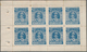 Indien - Feudalstaaten - Morvi: 1931 ½a. Dull Blue, Ten Sheets Of 8 In Two Bundel With Interleaving, - Sonstige & Ohne Zuordnung