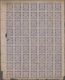 Indien - Feudalstaaten - Sirmoor: 1880/1892: Two Sheets Showing Varieties, I.e. 1880 1p. Blue On Lai - Sonstige & Ohne Zuordnung