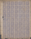 Indien - Feudalstaaten - Sirmoor: 1880/1892: Two Sheets Showing Varieties, I.e. 1880 1p. Blue On Lai - Other & Unclassified