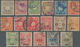 Delcampe - Japanische Post In China: 1900/06, Four-colour Frank 1/2 S., 1 1/2 S., 3 S. Red And 5 S. Tied Metal - 1943-45 Shanghai & Nanjing