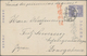 Japanische Post In China: 1912, Stationery Card 1 1/2 S. Canc. "Tsingtau FPO 6.5.24" (May 24, 1917) - 1943-45 Shanghai & Nanking