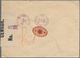 Japanische Post In Korea: 1910/19, Seoul Branches, Three Covers To Foreign: Registered At 20 S. Rate - Militaire Vrijstelling Van Portkosten