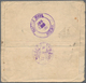 Japanische Post In Korea: 1911/28, Three Registered Covers To Foreign: 1911 Stampless Official From - Military Service Stamps