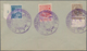Delcampe - Japanische Besetzung  WK II - Malaya: Penang, 1943/44, Covers And Blanc Envelopes/cards (8) With Var - Malaysia (1964-...)