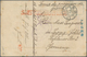 Lagerpost Tsingtau: Tokushima, 1916, Camp Printers Stationery Ppc "X-mas Greetings 1916 - Traces In - Deutsche Post In China