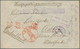 Lagerpost Tsingtau: Siberia Camps, Pervaya Ryetchka, 1919 Envelope Via "TOKIO 29.10.19" To Germany, - Deutsche Post In China