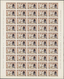 Delcampe - Jemen: 1962, Children's Welfare, 2b. To 10b. Imperf., 100 Sets In Complete Sheets Of 50 Stamps Per V - Yemen