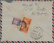 Katar / Qatar: 1952 Airmail Cover From Qatar To Karachi, Pakistan Via Bahrain, Endorsed On Reverse " - Qatar