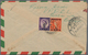Katar / Qatar: 1954 Airmail Cover From Qatar To Karachi, Pakistan Via Bahrain, Endorsed On Reverse " - Qatar