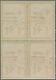 Delcampe - Korea: 1934/40, TBC-seals By Dr. Hall Of Haeju, A Run Of Six Years, 1934 In A Left Margin Pane Of 10 - Korea (...-1945)