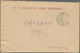 Korea-Nord: 1953, Stampless Military Mail Envelope W. Small Size Military Post Mark (rare) To Moscow - Korea, North