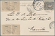 Macau: 1898/1903, Carlos 1/2 A. Grey (4, Two Pairs) W. 3 A. Slate Violet Canc. "MACAU 9 III 05" To P - Other & Unclassified