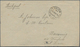 Macau: 1911, 2 Avos Temporary Label On Reverse Of Unsealed Envelope From "MACAU 14 AGO 11" To Staff - Sonstige & Ohne Zuordnung