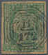 Malaiische Staaten - Straits Settlements: 1854-58 India Used Singapore: 1854 Typographed 2a. Green C - Straits Settlements