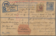 Malaiischer Staatenbund: 1935: Fed. Malay States Postal Stationery Registered Envelope 15c. Blue Wit - Federated Malay States