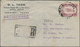 Malaiische Staaten - Kedah: 1920 Registered Cover From Alor Star To St. Louis, MO., U.S.A. Via Penan - Kedah