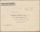 Malaiische Staaten - Sarawak: 1926 Registered Cover From Kuching To Budapest, Hungary Via Italy, Fra - Other & Unclassified