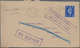 Malaiische Staaten - Selangor: 1941 "NO SERVICE": Two WWII. Covers Sent From England And Scotland To - Selangor