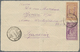 Mongolei: 1926, Handstamps On Fiscal Stamps, 5c. Greyish-purple And 20c. Brown, Each With Purple Ove - Mongolia