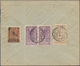 Mongolei: 1930 Provisional 20m. On 2m. Red-brown & Black Used In Combination With 1931 "Postag" Optd - Mongolie