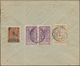 Mongolei: 1930 Provisional 20m. On 2m. Red-brown & Black Used In Combination With 1931 "Postag" Optd - Mongolia