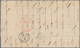 Niederländisch-Indien: 1867, Incomming Mail: Full Paid Fresh Stampless Folded Entire Letter With Tax - Niederländisch-Indien