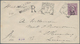 Niederländisch-Indien: 1894, Stationery Envelope 15 C./20 C. Violet Canc. "BUITENZORG 30 1 1894" Reg - Niederländisch-Indien