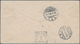 Niederländisch-Indien: 1896, Two Stationery Envelopes: Oval 12½ C Grey Uprated 12½ C And 15 C Occre - Niederländisch-Indien