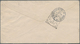 Niederländisch-Indien: 1896, Two Stationery Envelopes: Oval 12½ C Grey Uprated 12½ C And 15 C Occre - Netherlands Indies