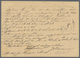 Niederländisch-Indien: 1898, Card Willem II 12 1/2 C. With "Moquette" Frame, Registered And Uprated - Netherlands Indies