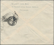 Niederländisch-Indien: 1923, Two Stationery Envelopes: Octagon 20 C Blue Uprated 20 C. Sent Register - Netherlands Indies